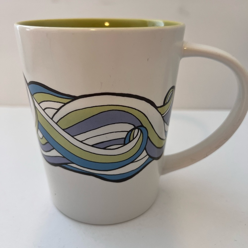 Starbucks Green Swirl Mug